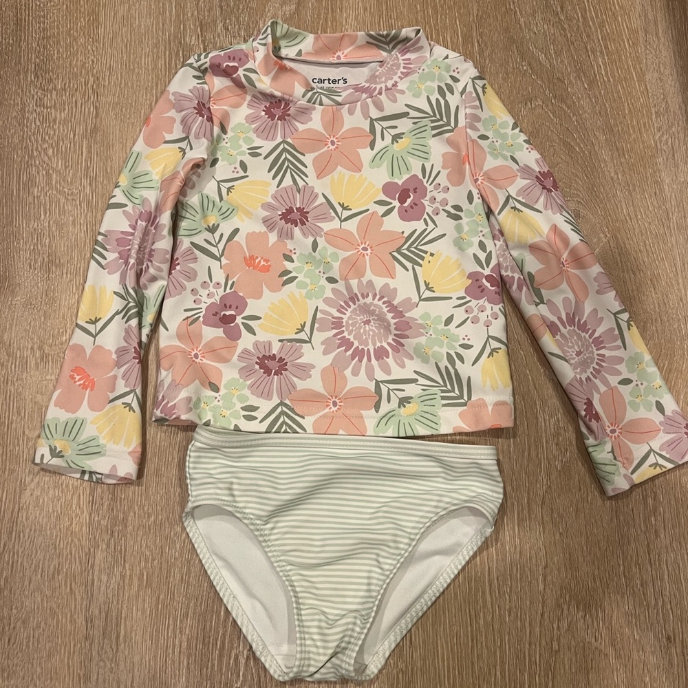 Carter’s Rashguard Swim Set 2T